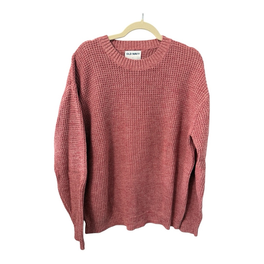 NWOT Old Navy Men’s Waffle-Textured Cotton Crew-Neck Sweater in Size L